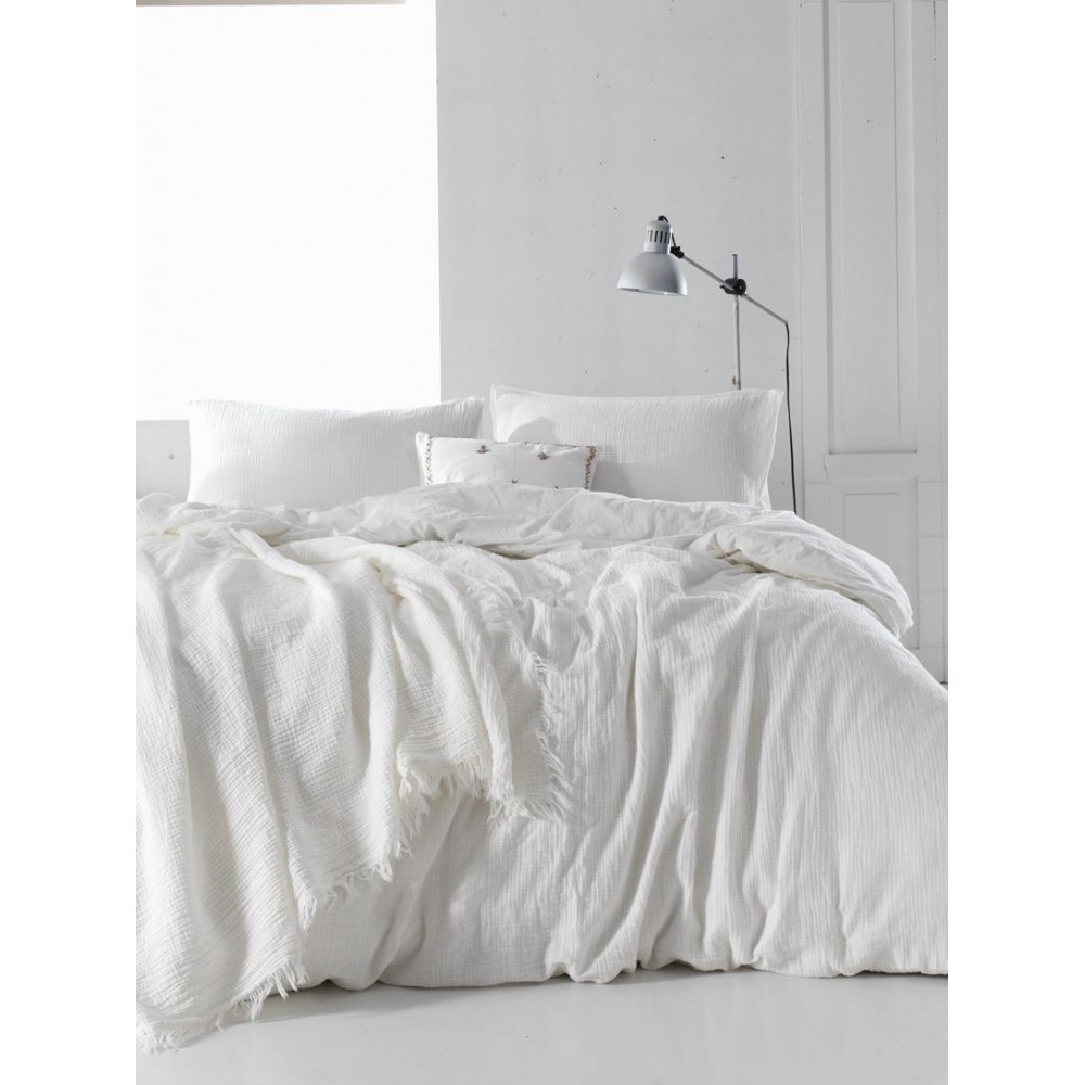 

Комплект постельного белья SoundSleep Muslin white полуторный