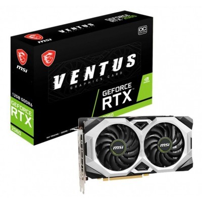 

Видеокарта MSI GeForce RTX2060 12Gb VENTUS OC (RTX 2060 VENTUS 12G OC)