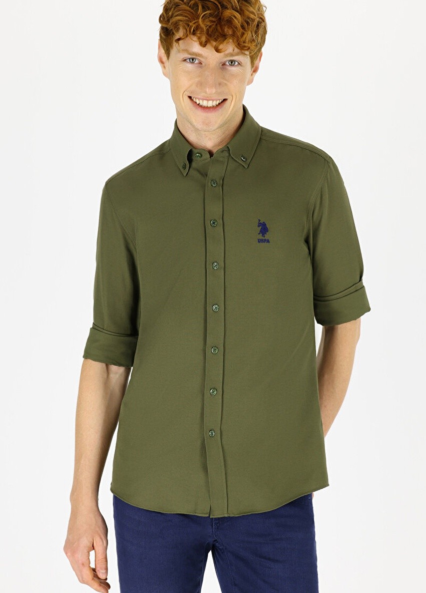 

Рубашка мужская U.S. Polo Assn. Хаки  (1271172 VR111, Рубашка мужская U.S. Polo Assn. Хаки 2XL (1271172 VR111)
