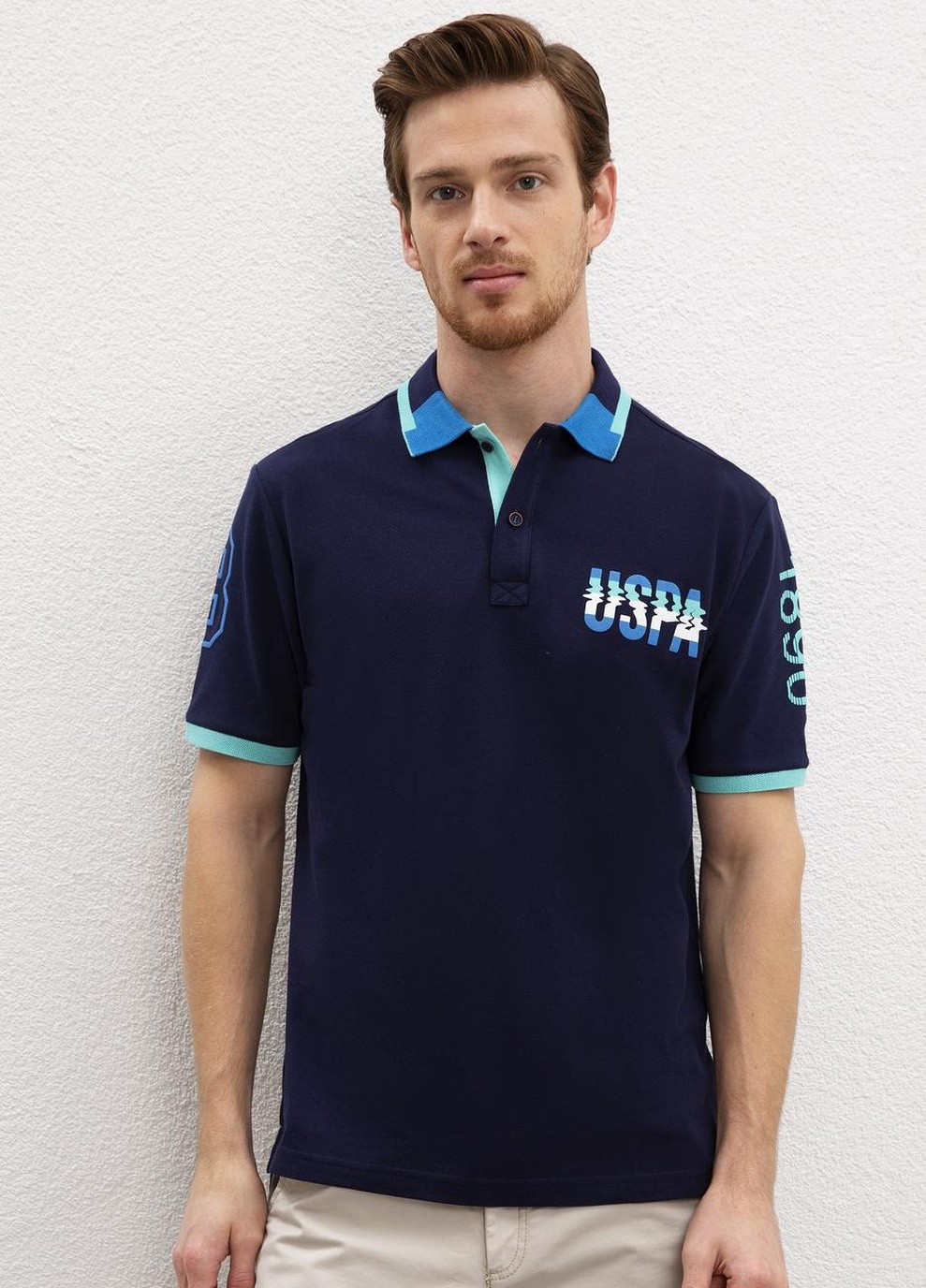 

Поло мужское U.S. Polo Assn. Темно-синий  (985370 VR033, Поло мужское U.S. Polo Assn. Темно-синий M (985370 VR033)