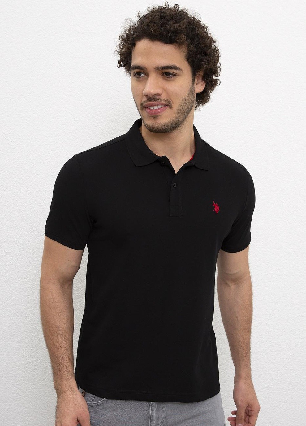 

Поло мужское U.S. Polo Assn. Черный  (954055 VR046, Поло мужское U.S. Polo Assn. Черный L (954055 VR046)