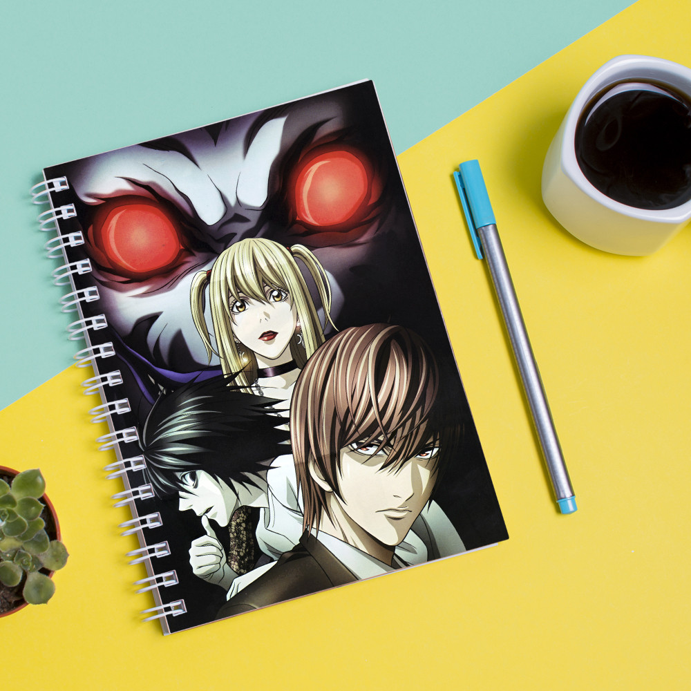 

Скетчбук (Sketchbook) для рисования с принтом "Death Note - Тетрадь смерти 2"