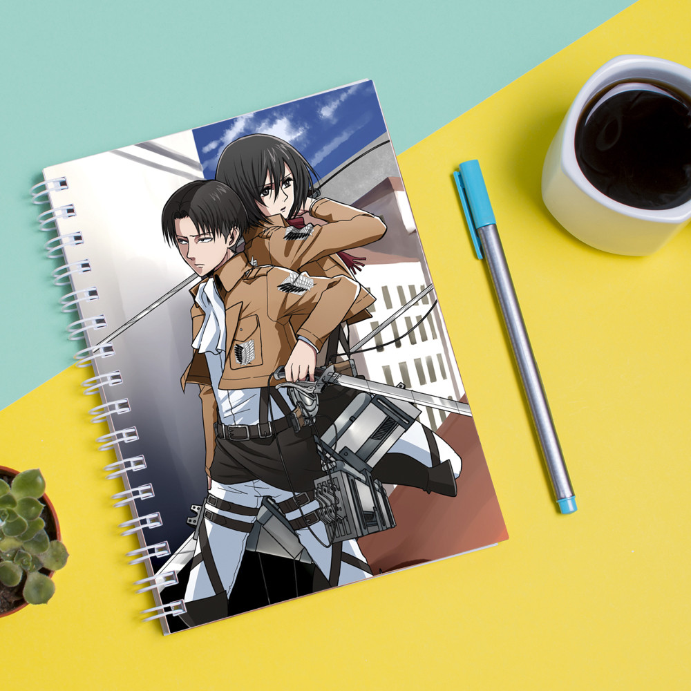 

Скетчбук Sketchbook для рисования с принтом Shingeki no Kyojin 3