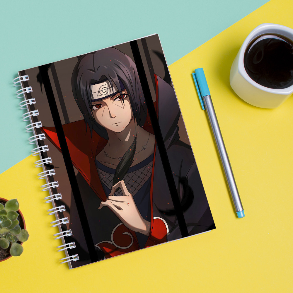 

Скетчбук Sketchbook для рисования с принтом Naruto Наруто Итачи