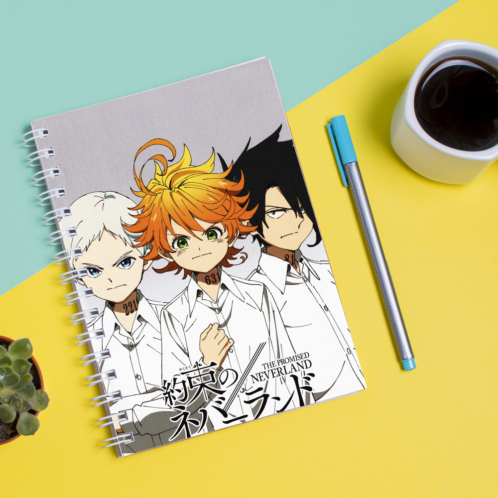 

Скетчбук Sketchbook для рисования с принтом The Promised Neverland - Обещанный Неверленд 4