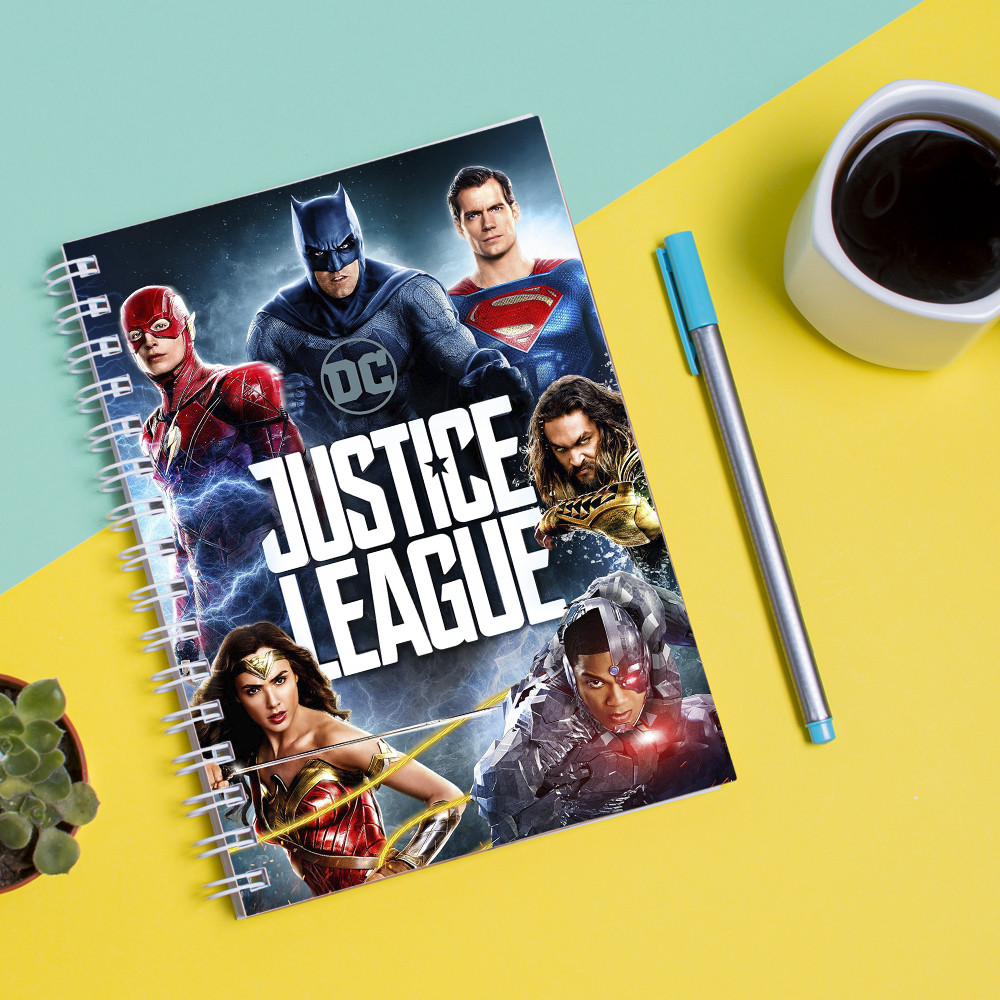

Скетчбук Sketchbook для рисования с принтом Лига справедливости - Justice League