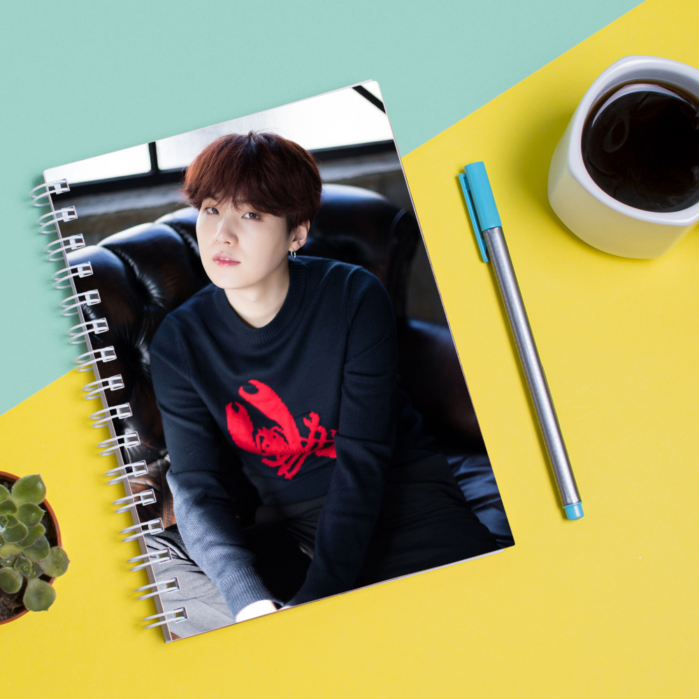 

Скетчбук (Sketchbook) для рисования с принтом "BTS 1"