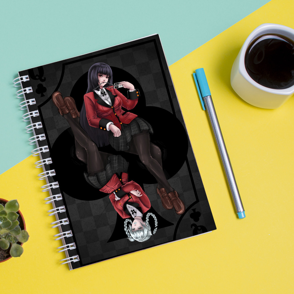 

Скетчбук Sketchbook для рисования с принтом Kakegurui-Безумный азарт 3
