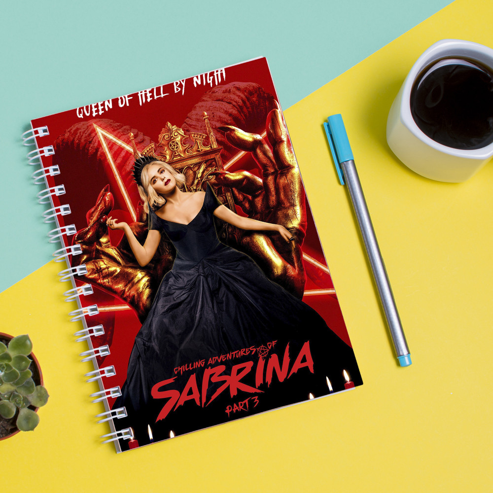

Скетчбук Sketchbook для рисования с принтом Леденящие душу приключения Сабрины-Chilling Adventures of Sabrin