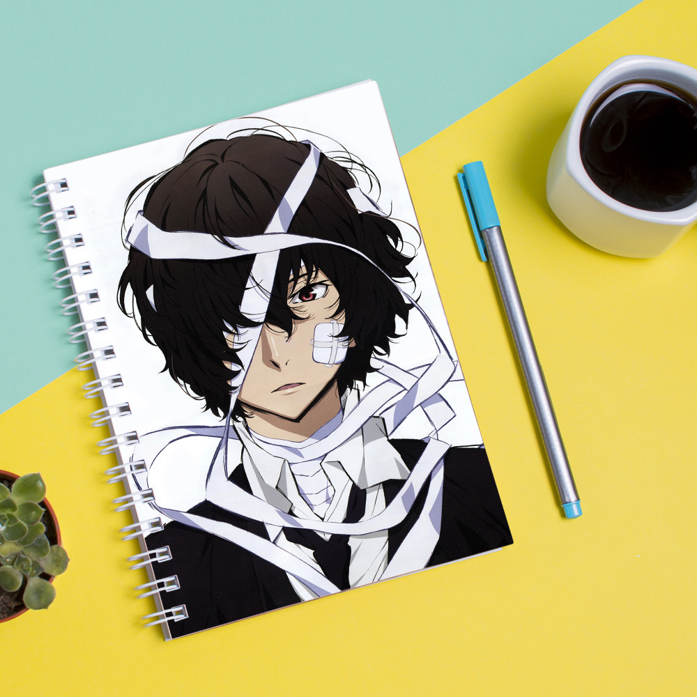 

Скетчбук Sketchbook для рисования с принтом Великий из бродячих псов Зверь 6