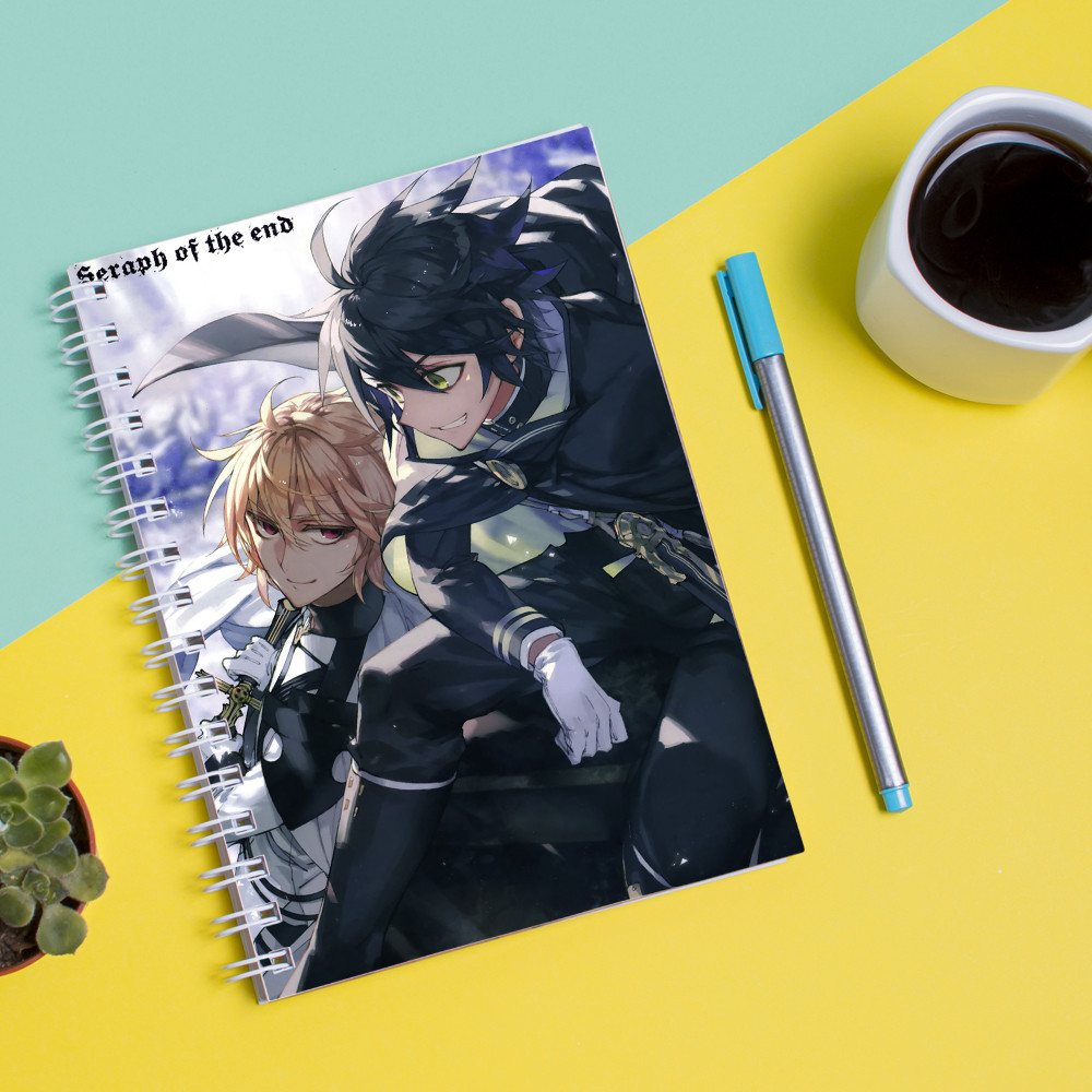 

Скетчбук Sketchbook для рисования с принтом Owari no Seraph-Последний Серафим