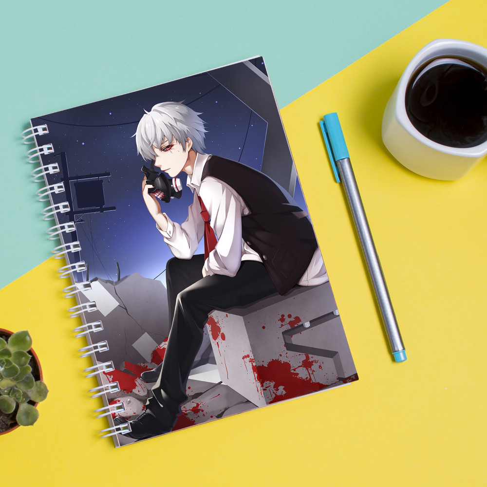 

Скетчбук Sketchbook для рисования с принтом Tokyo Ghoul - Токийский гуль 5