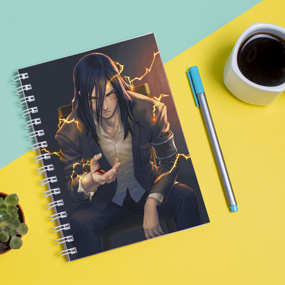 

Скетчбук Sketchbook для рисования с принтом Герой Эрен Йегер Eren_Yeager