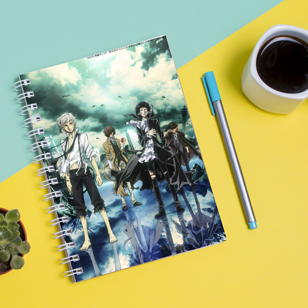 

Скетчбук Sketchbook для рисования с принтом Великий из бродячих псов Зверь 1