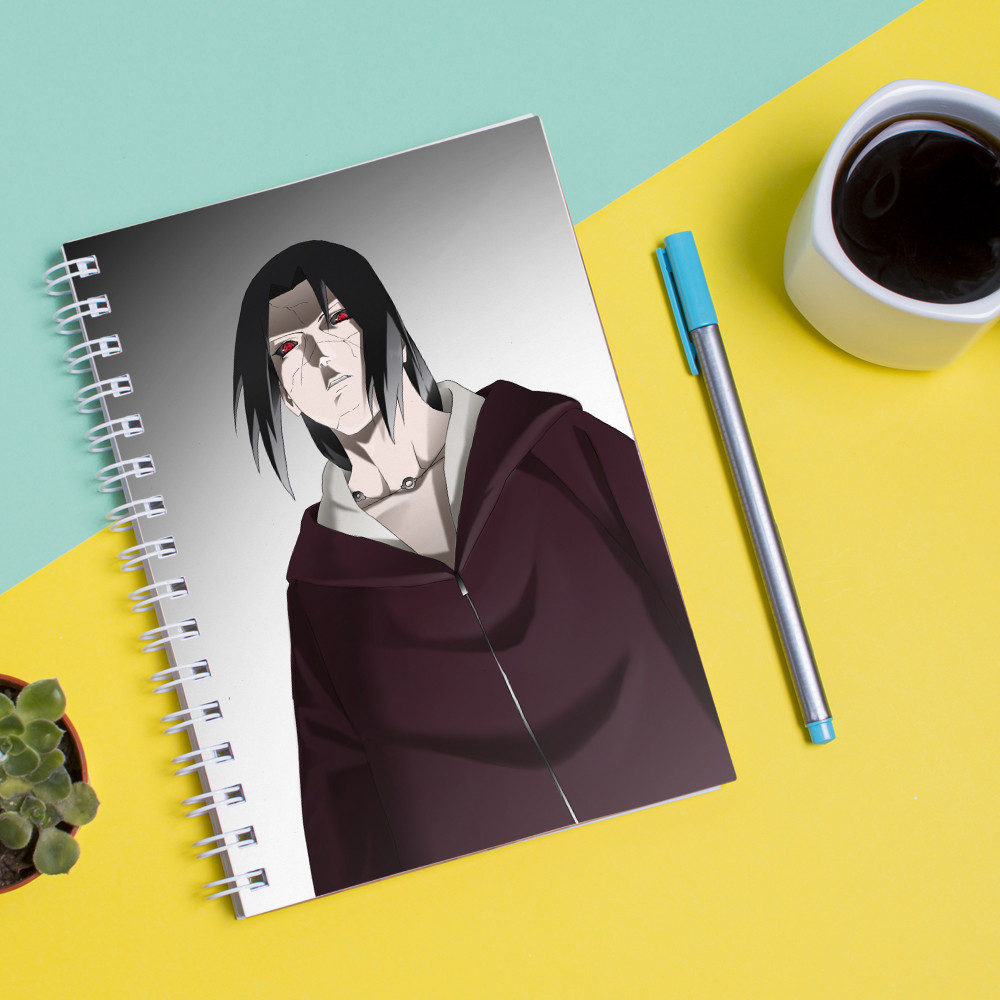 

Скетчбук Sketchbook для рисования с принтом Naruto Наруто Итачи 2