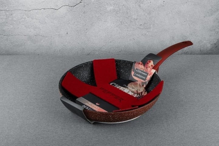 

Сковородка PR-2109-26 'CHERRY' LAVA-STONE 26x5,2 cм, PEPPER