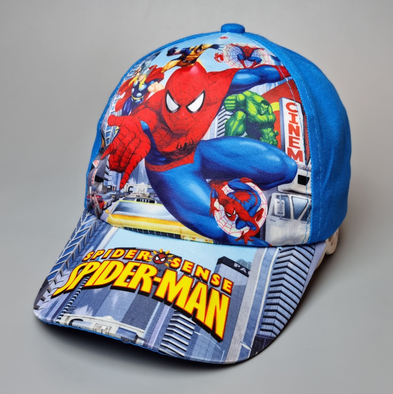 

Кепка Spiderman Fashion kids для мальчика 50-52 см Синяя 18937