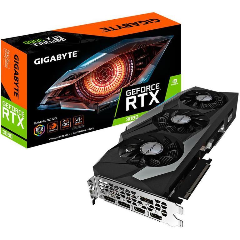 

Видеокарта GIGABYTE GeForce RTX3080 10Gb GAMING OC (GV-N3080GAMING OC-10GD)