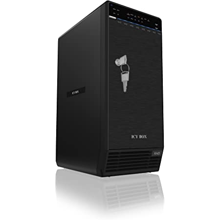 

Корпус RaidSonic Icy Box Obudowa na 8 dyskó 3,5'' SATA I/II/III, USB 3.0, eSATA, JBOD Czarna (IB-3680SU3)