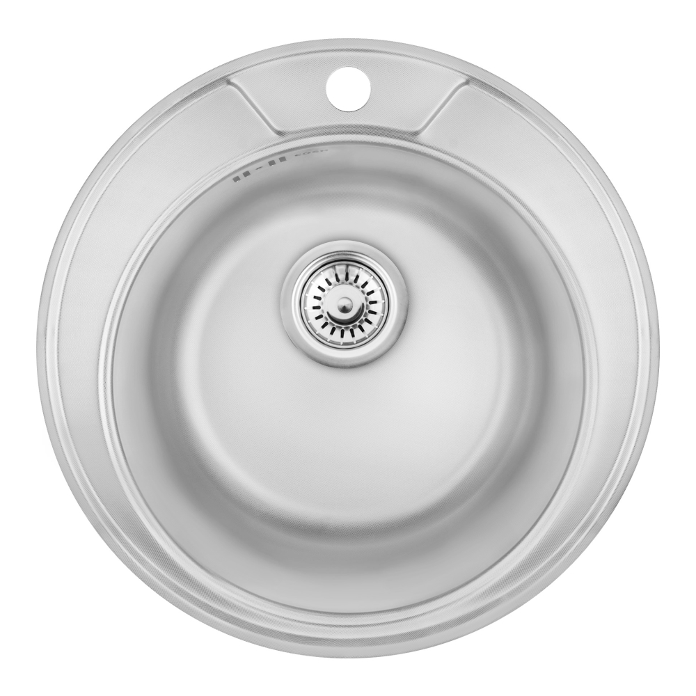 

Кухонная мойка Cosh 7104 Decor Круглая Нержавеющая сталь (COSH7104D08)