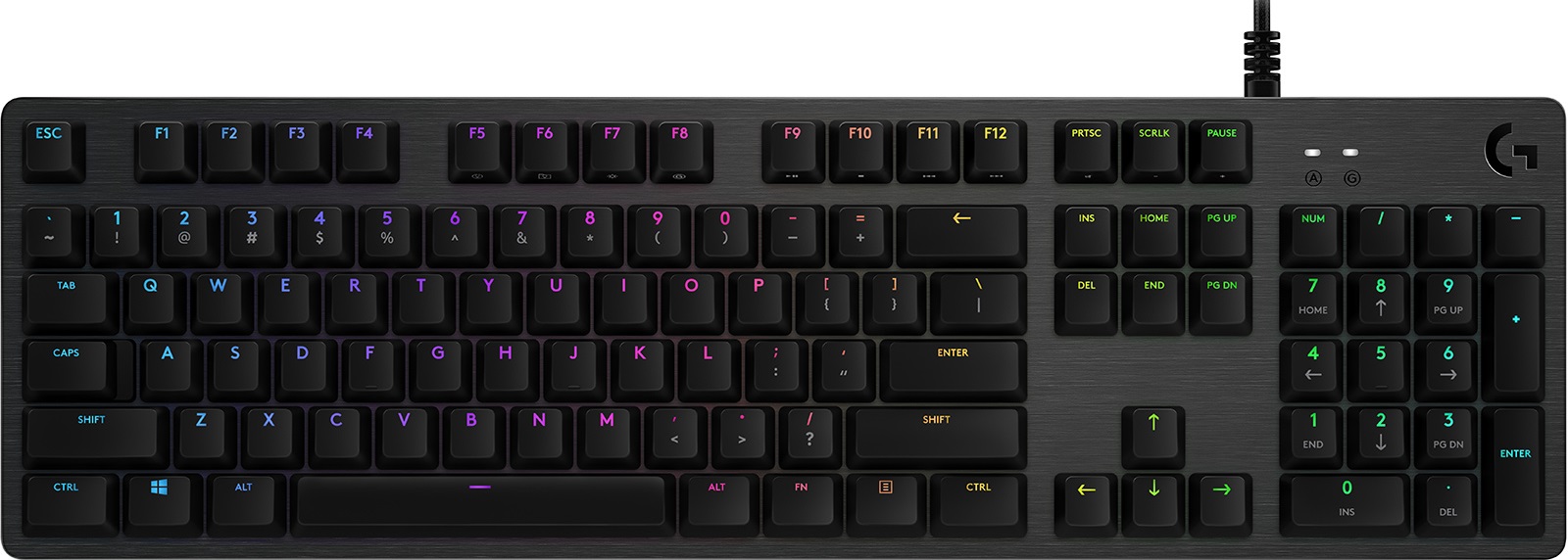 Клавиатура проводная Logitech G512 Carbon Lightsync RGB Mechanical USB ...
