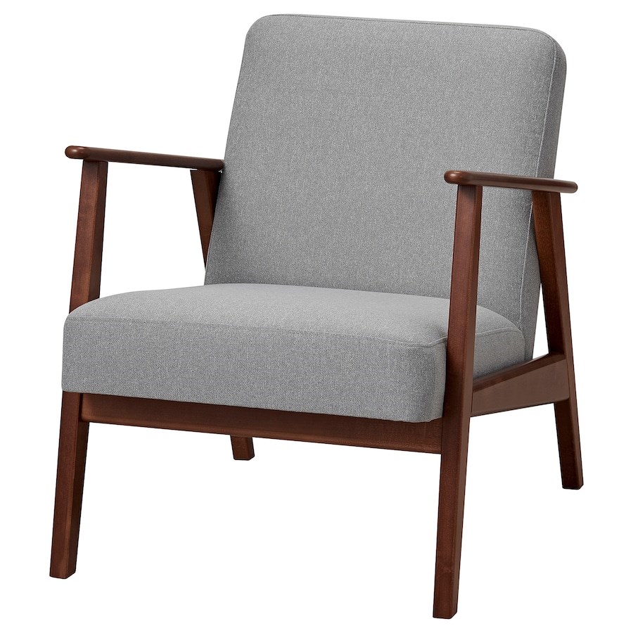 

Крісло IKEA EKENASET сіре (605.035.45)