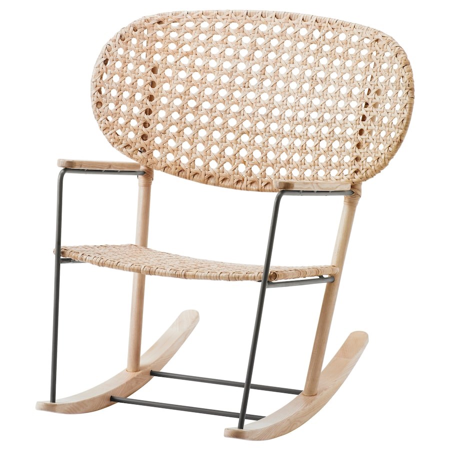 

Крісло-гойдалка IKEA GRONADAL сірий/натуральний (903.200.97)