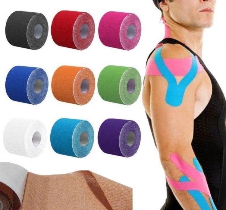 

Лента для кинезиотейпирования FO BodyTape тейп 5 м х 5 см