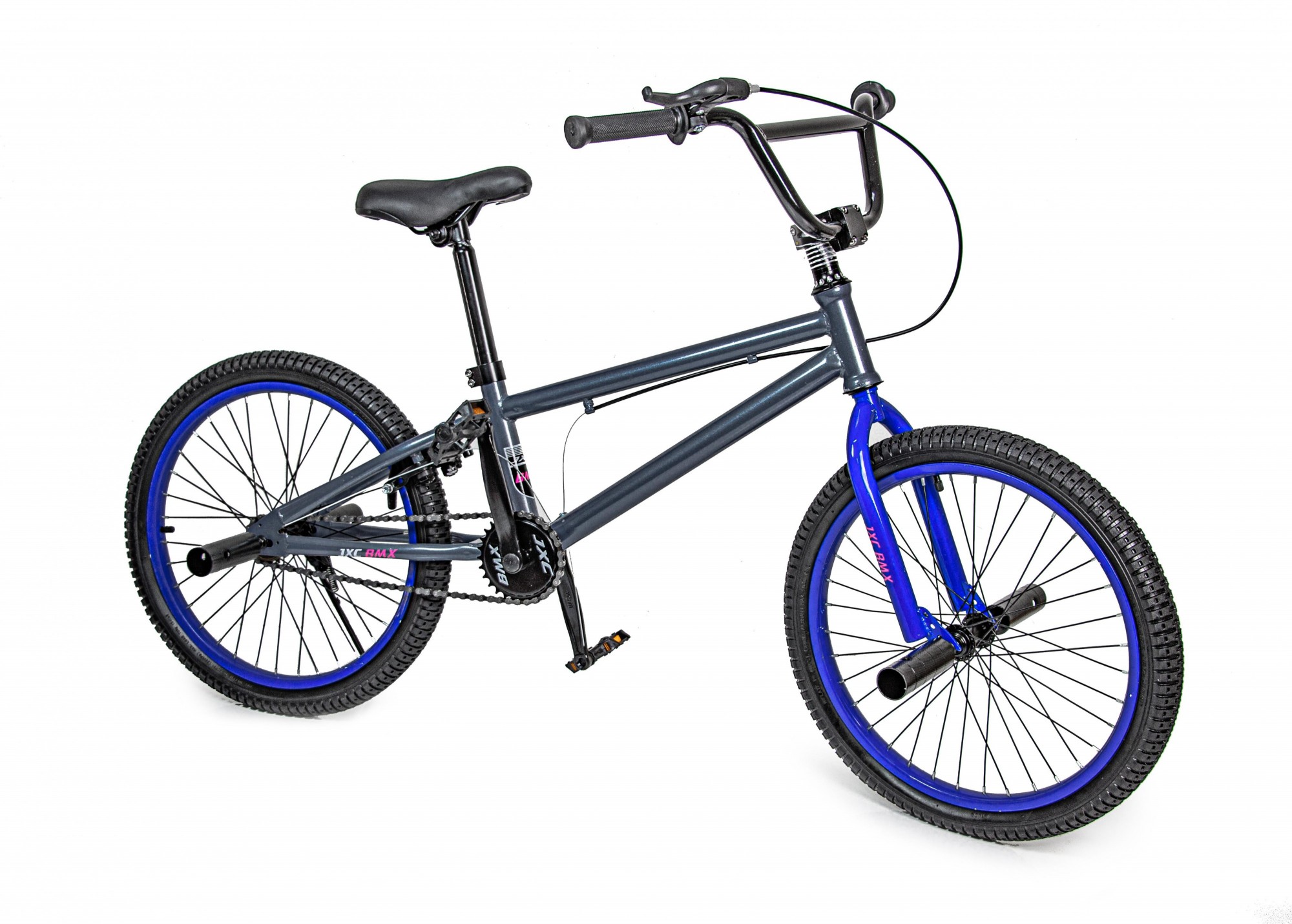 

Велосипед трюковый 20 дюймов "JXC" BMX черно-синий (645092531)