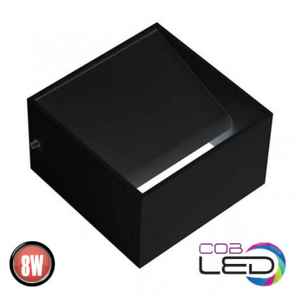 

Светильник настенный светодиодный Horoz Electric "TRUVA" 8W черный