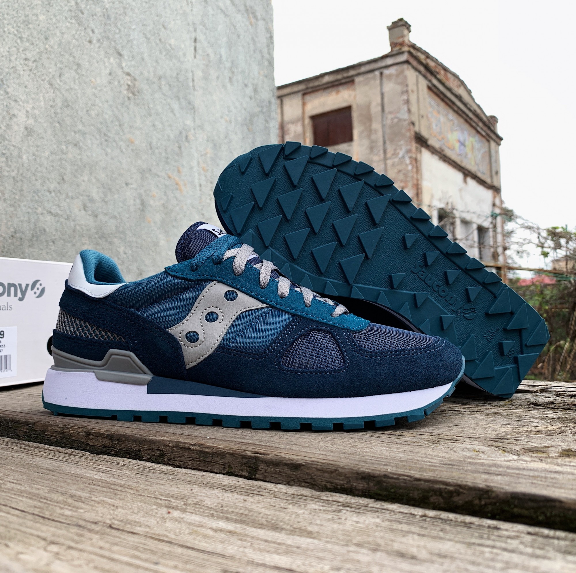 

Кроссовки мужские Saucony Shadow Original 2108-790s 42.5 (9 US) 27 см Blue/Navy синие