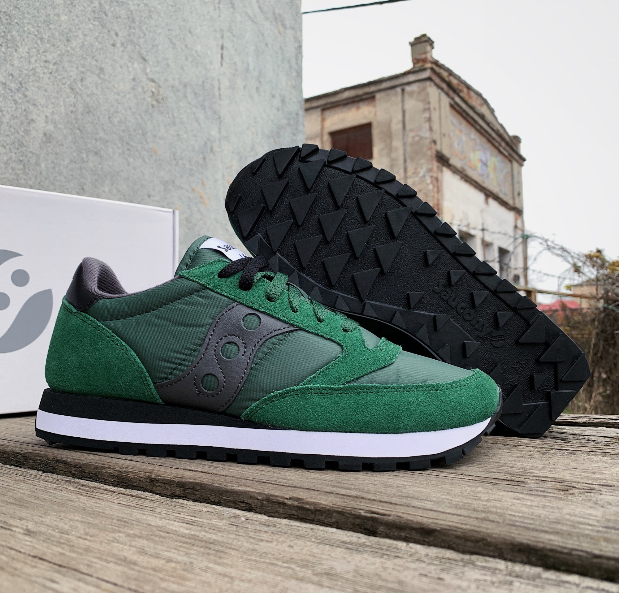 

Кроссовки мужские Saucony Jazz Original 2044-622s 42 26.5 см Green/Grey зеленые