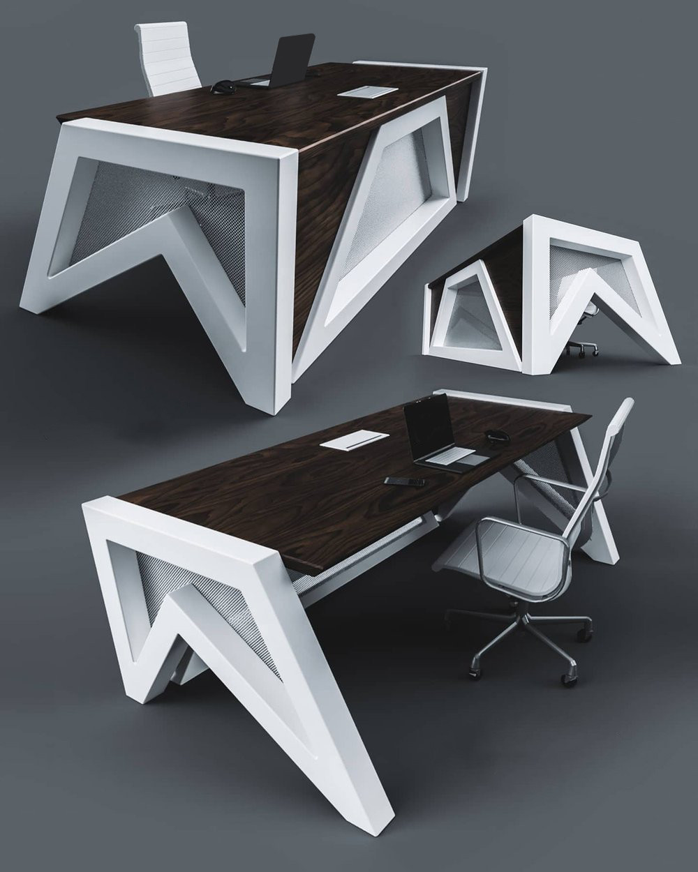 

Дизайнерский Письменный Офисный стол в стиле Лофт Loft Design RV1152 ()