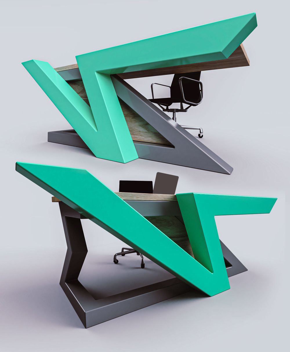 

Дизайнерский Письменный Офисный стол в стиле Лофт Loft Design RV1146 ()