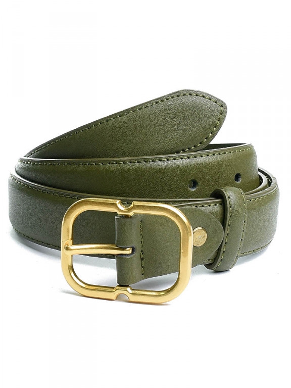 

Ремень женский кожаный A420 зеленый