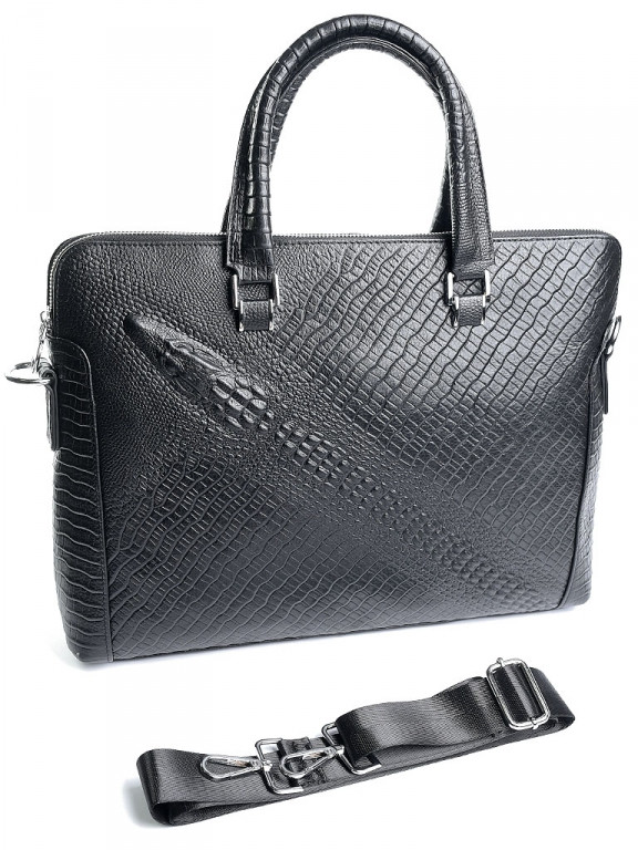 

Портфель мужской кожаный 7221 Black