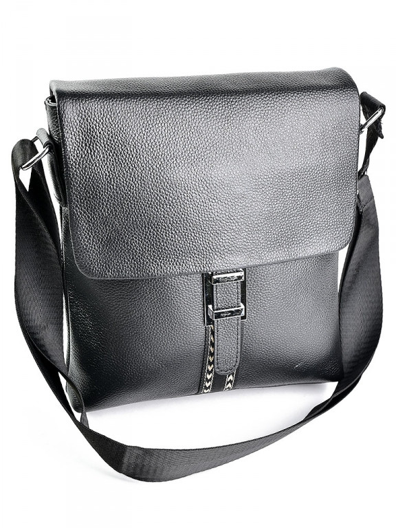 

Мужская сумка кожаная 8805LY черная black