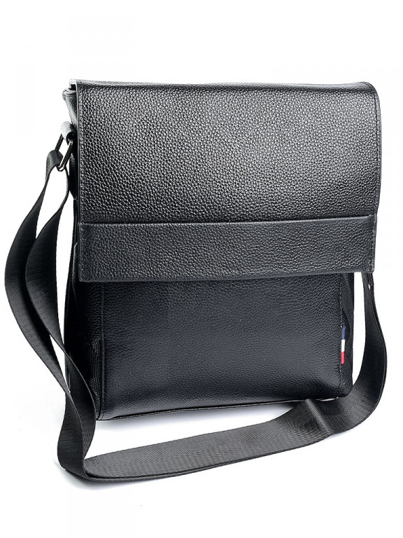 

Мужская сумка кожаная через плечо 98091 черная