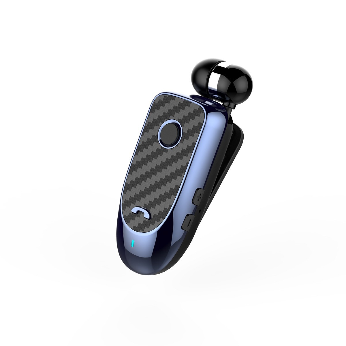 

Беспроводная телескопическая Bluetooth гарнитура с клипсой Yincine L2 выдвижной наушник Синий