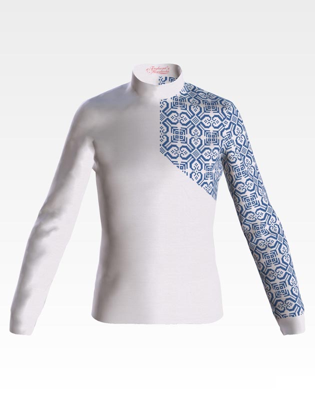 

Заготовка дитячої сорочки на 8-12 років Барвиста Вишиванка для вишивки бісером і нитками Барвиста Вишиванка Відродження (ХЕ051дБнн07)