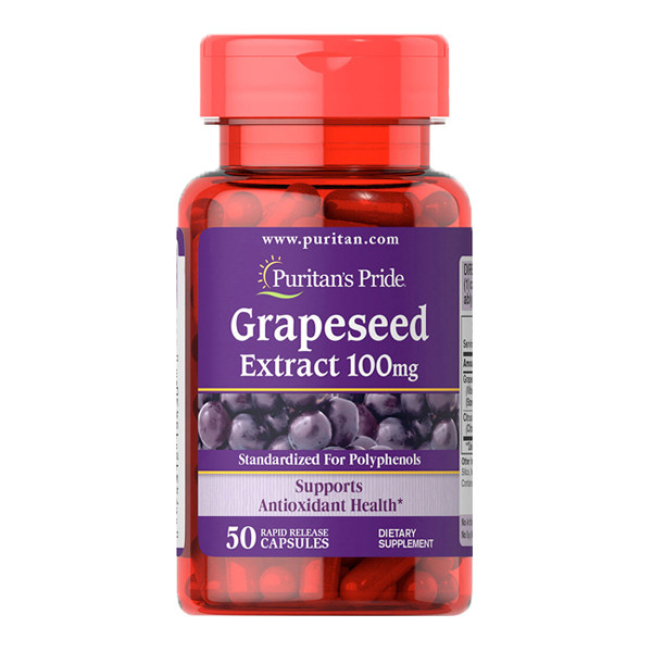 

Натуральный экстракт Puritan's Pride Grapeseed Extract 100 мг 50 капсул