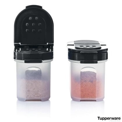 

Набор для специй Tupperware (120 мл), 2 шт. с черной крышкой