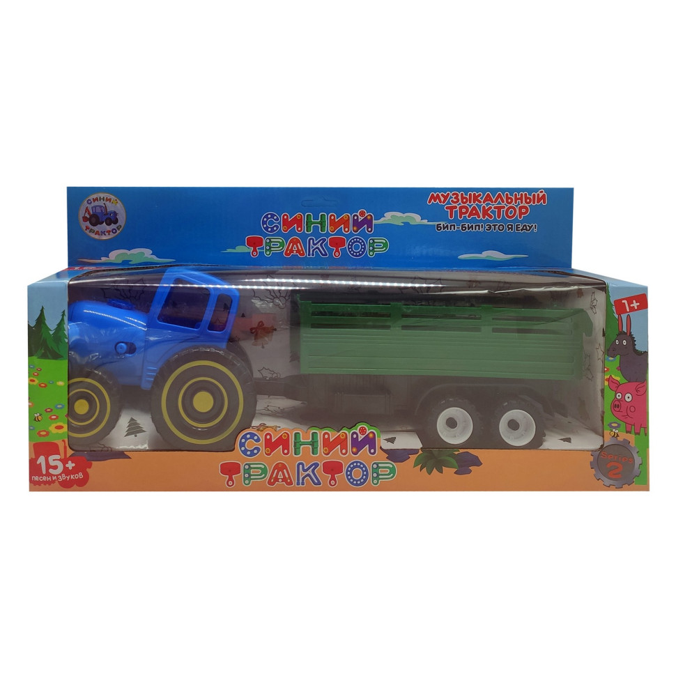 

Игровой набор Синий Трактор BL5013 с прицепом (Синий )
