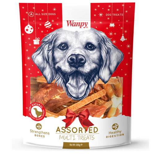 

Лакомство для собак подарочный микс Assorted Multi Treats 300 г Wanpy BGL-WA-38