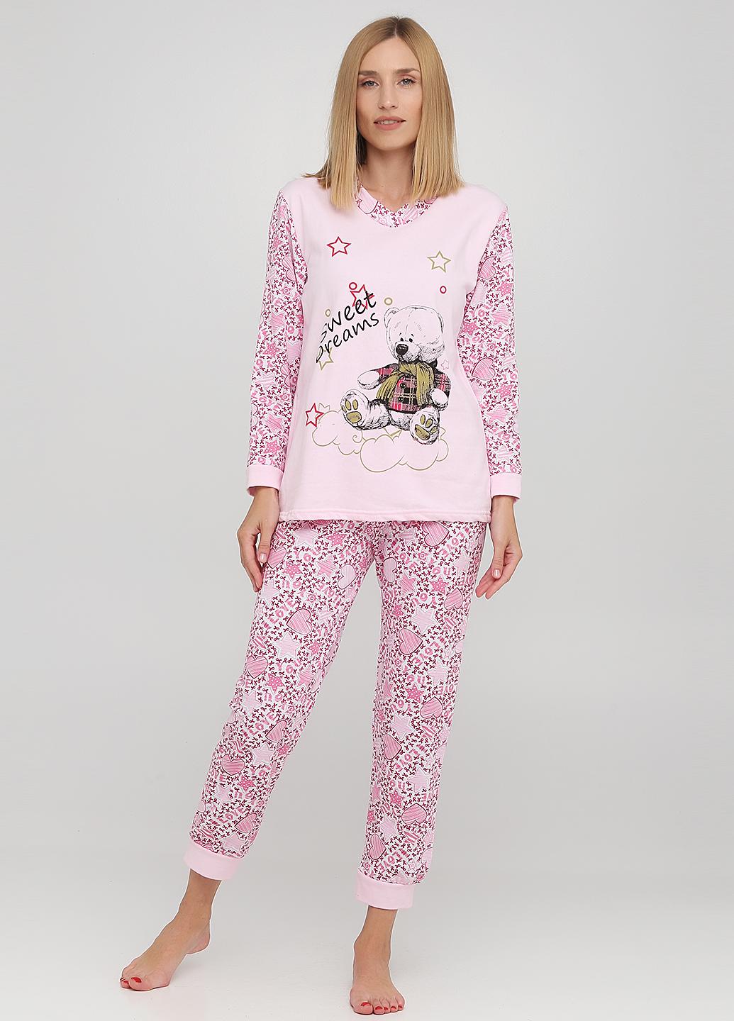 

Пижама Sweet dreams  Розовая, Пижама Sweet dreams 52 Розовая