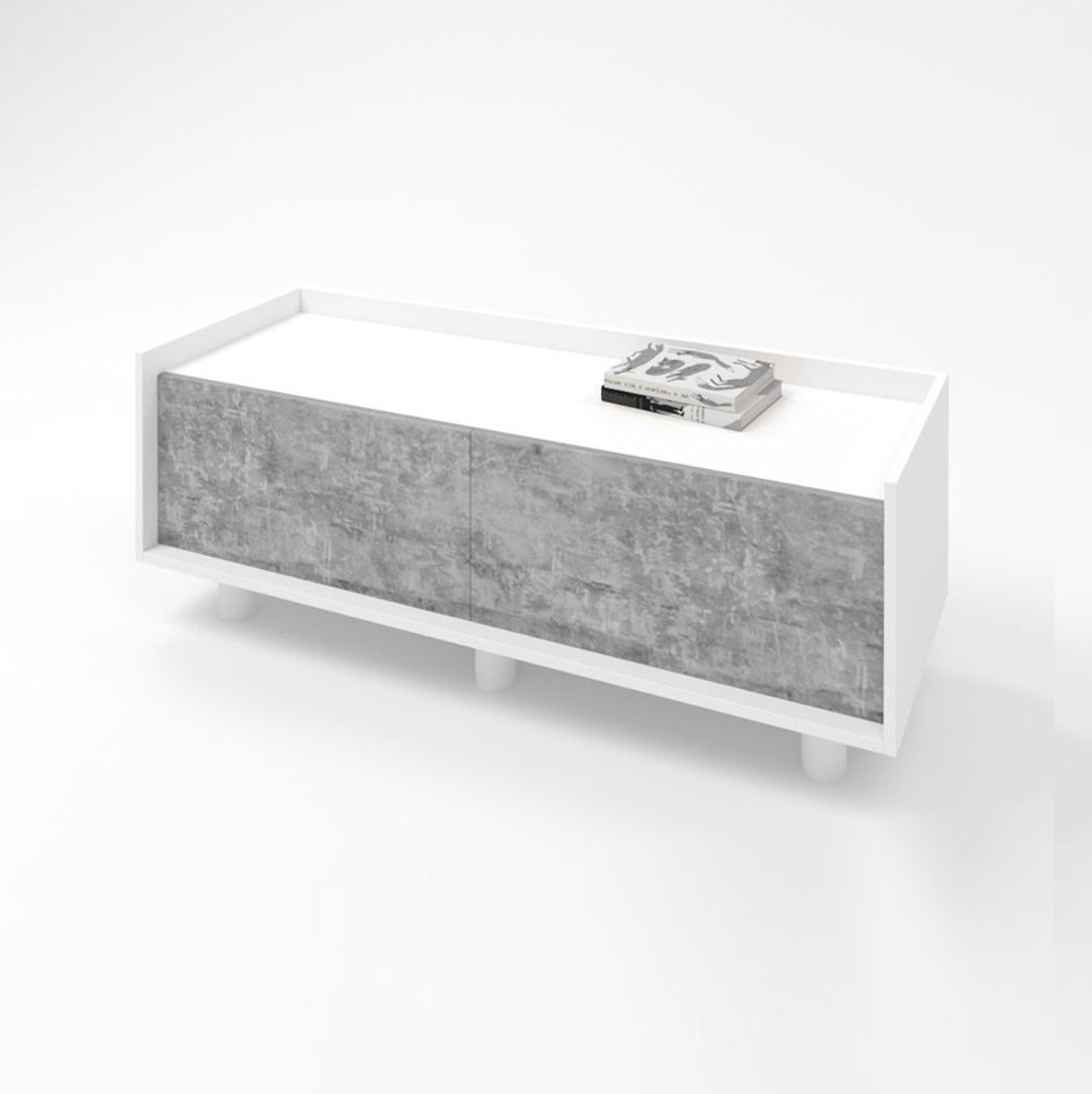 

Тумба под телевизор М03 WOSCO М03.30172 белый / серый