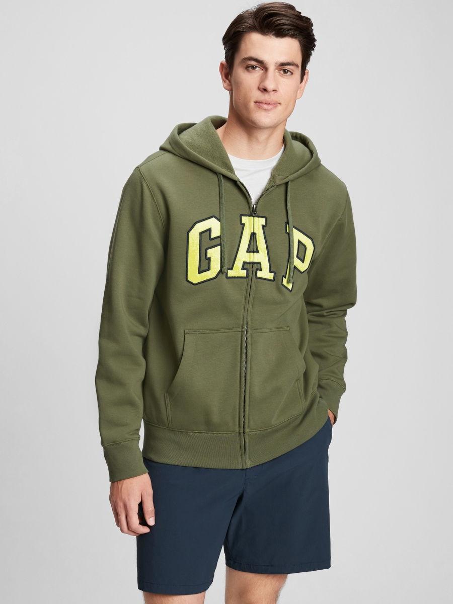 

Толстовка мужская - толстовка GAP GA0891M  Оливковый, Толстовка мужская - толстовка GAP GA0891M M Оливковый
