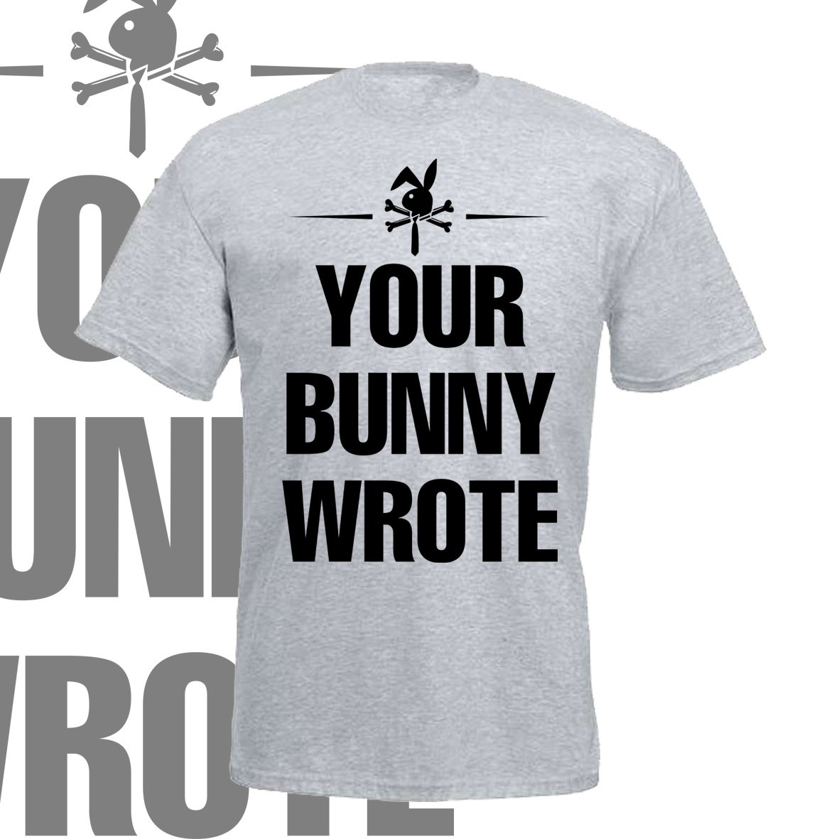 

Футболка GBI "Your bunny wrote" прямая классика, серый, , ФС-0160, Футболка GBI "Your bunny wrote" прямая классика, серый, XL, ФС-0160