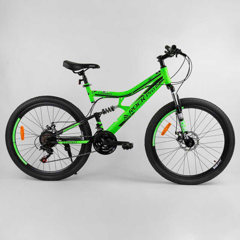 

Велосипед Спортивный CORSO Rock-Pro 26" 36102 Зеленый