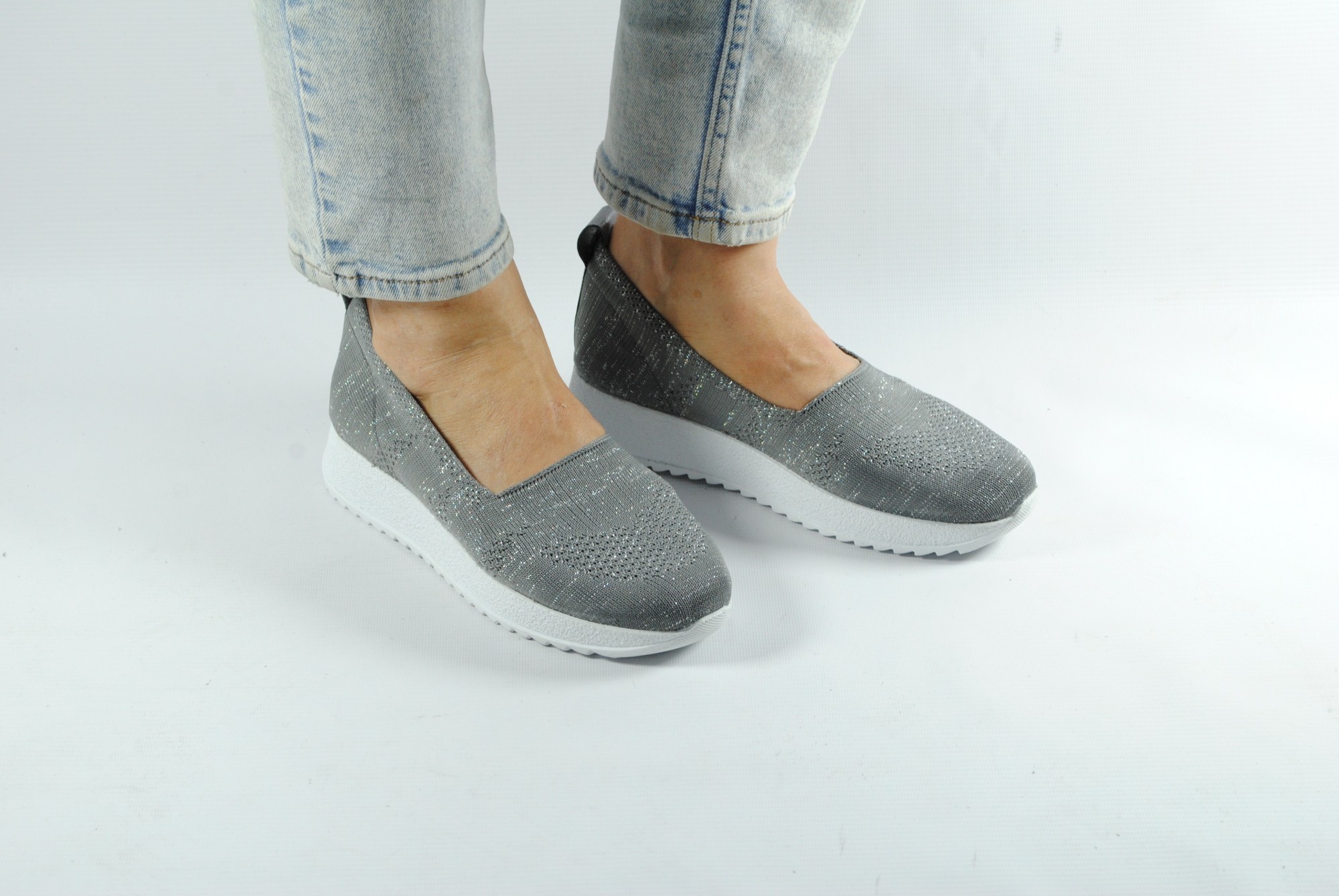 

Балетки слипоны Lady Unica 5606 36 Серый